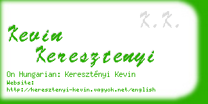 kevin keresztenyi business card